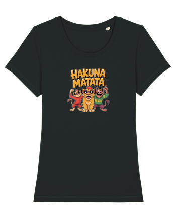 HAKUNA MATATA - NO WORRIES - FARA GRIJI Black