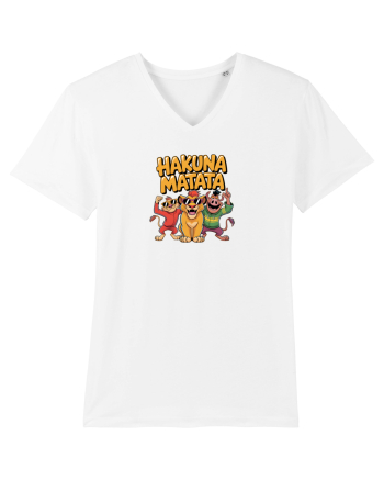 HAKUNA MATATA - NO WORRIES - FARA GRIJI White