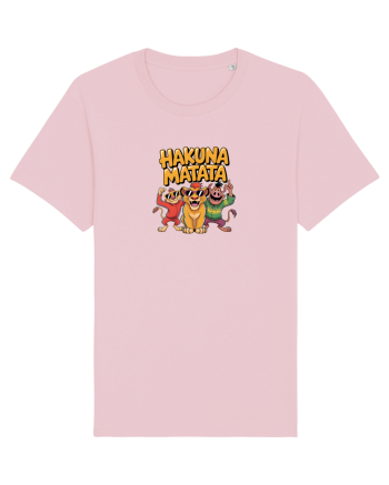 HAKUNA MATATA - NO WORRIES - FARA GRIJI Cotton Pink