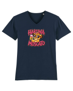 HAKUNA MOSCATO - NO WORRIES - FARA GRIJI Tricou mânecă scurtă guler V Bărbat Presenter