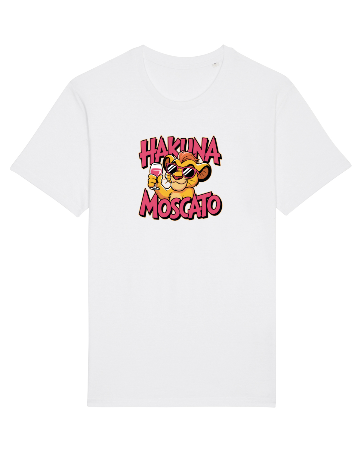 Tricou mânecă scurtă Unisex Rocker White