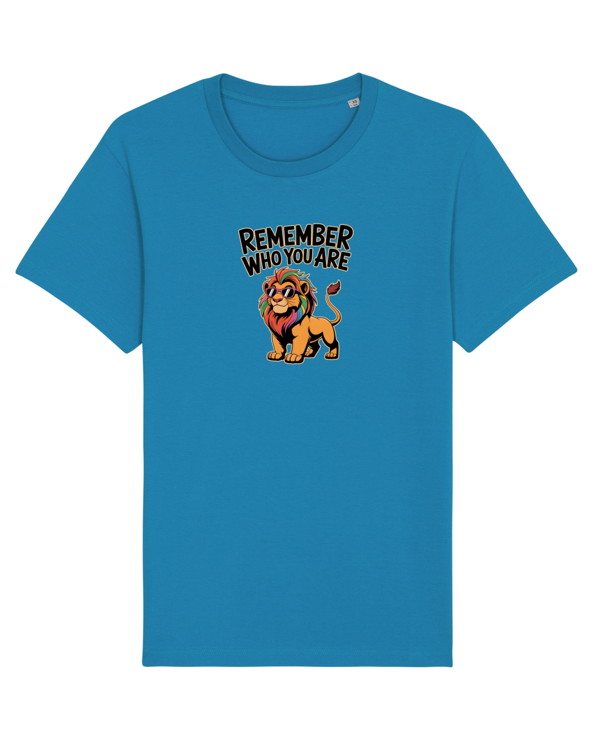 Tricou mânecă scurtă Unisex Rocker Azur