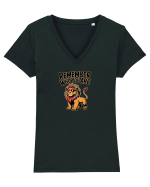 REMEMBER WHO YOU ARE - NU UITA CINE ESTI 3 Tricou mânecă scurtă guler V Damă Evoker
