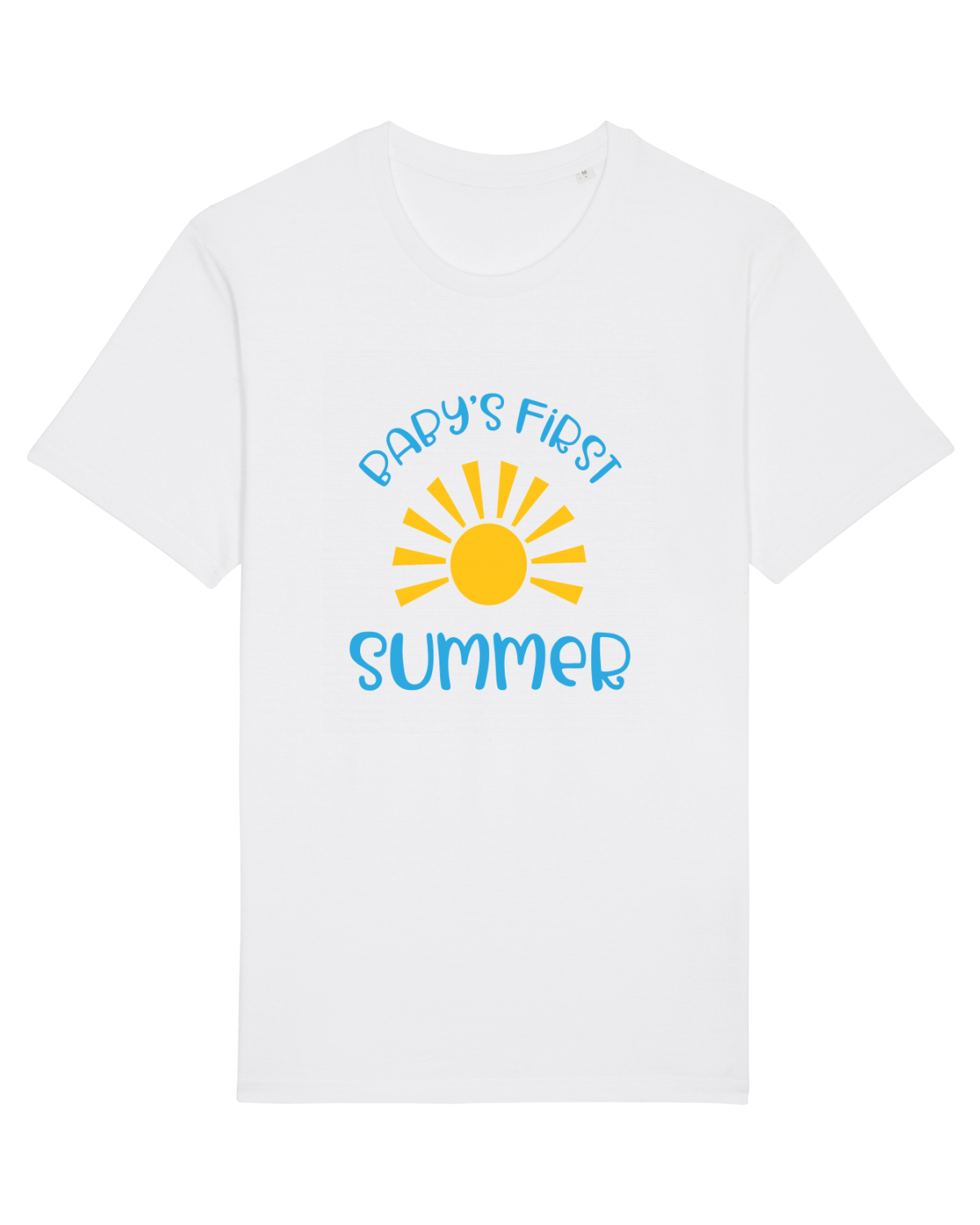 Tricou mânecă scurtă Unisex Rocker White