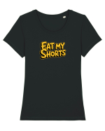 EAT MY SHORTS 2 Tricou mânecă scurtă guler larg fitted Damă Expresser