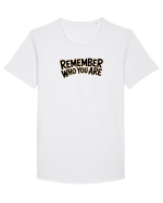 REMEMBER WHO YOU ARE - NU UITA CINE ESTI 2 Tricou mânecă scurtă guler larg Bărbat Skater