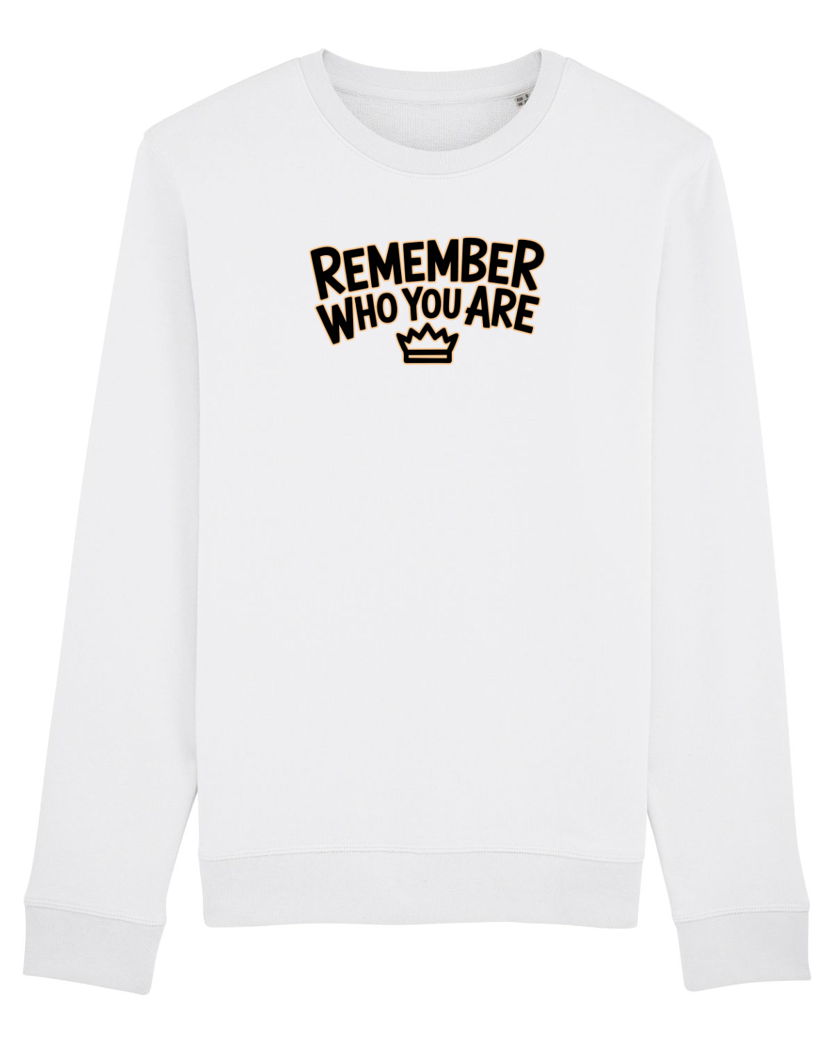 Bluză mânecă lungă Unisex Rise White