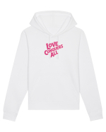 LOVE CONQUERS ALL - IUBIREA INVINGE TOTUL  Hanorac Unisex Drummer