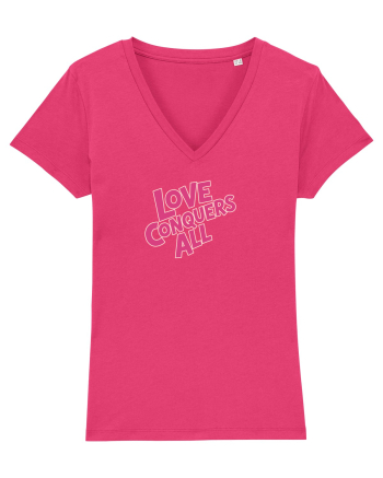 LOVE CONQUERS ALL - IUBIREA INVINGE TOTUL  Raspberry