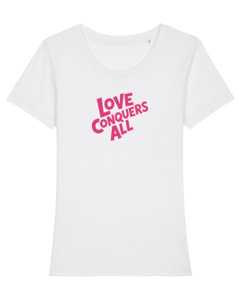 LOVE CONQUERS ALL - IUBIREA INVINGE TOTUL  White