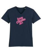 LOVE CONQUERS ALL - IUBIREA INVINGE TOTUL  Tricou mânecă scurtă guler V Bărbat Presenter