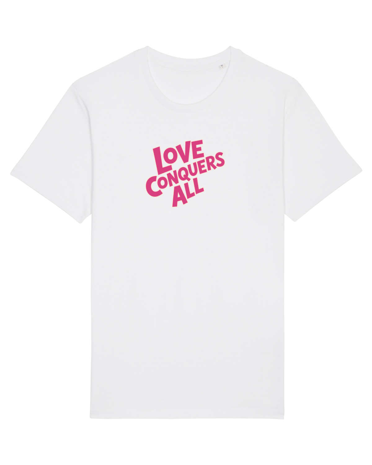 Tricou mânecă scurtă Unisex Rocker White