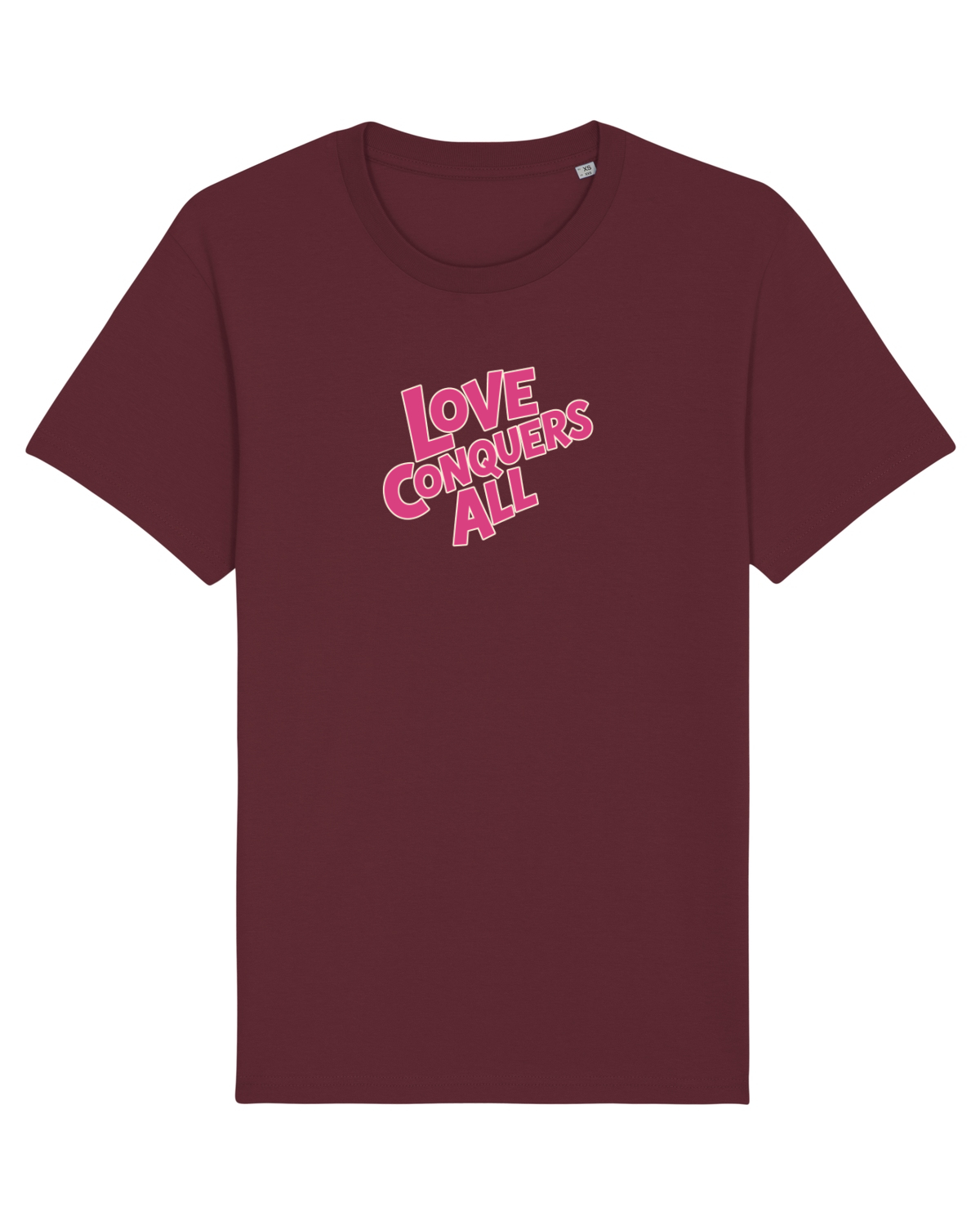Tricou mânecă scurtă Unisex Rocker Burgundy