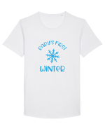 Baby's First Winter Tricou mânecă scurtă guler larg Bărbat Skater