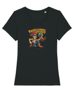THERE`S A SNAKE IN MY BOOT Tricou mânecă scurtă guler larg fitted Damă Expresser