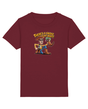 THERE`S A SNAKE IN MY BOOT Burgundy