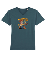 THERE`S A SNAKE IN MY BOOT Tricou mânecă scurtă guler V Bărbat Presenter