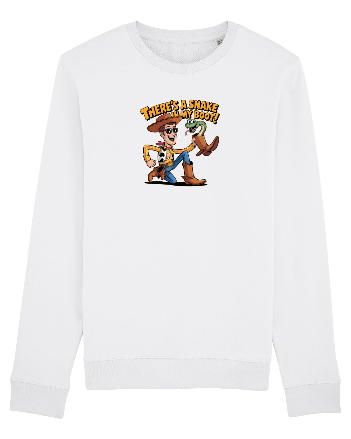 Bluză mânecă lungă Unisex Rise White