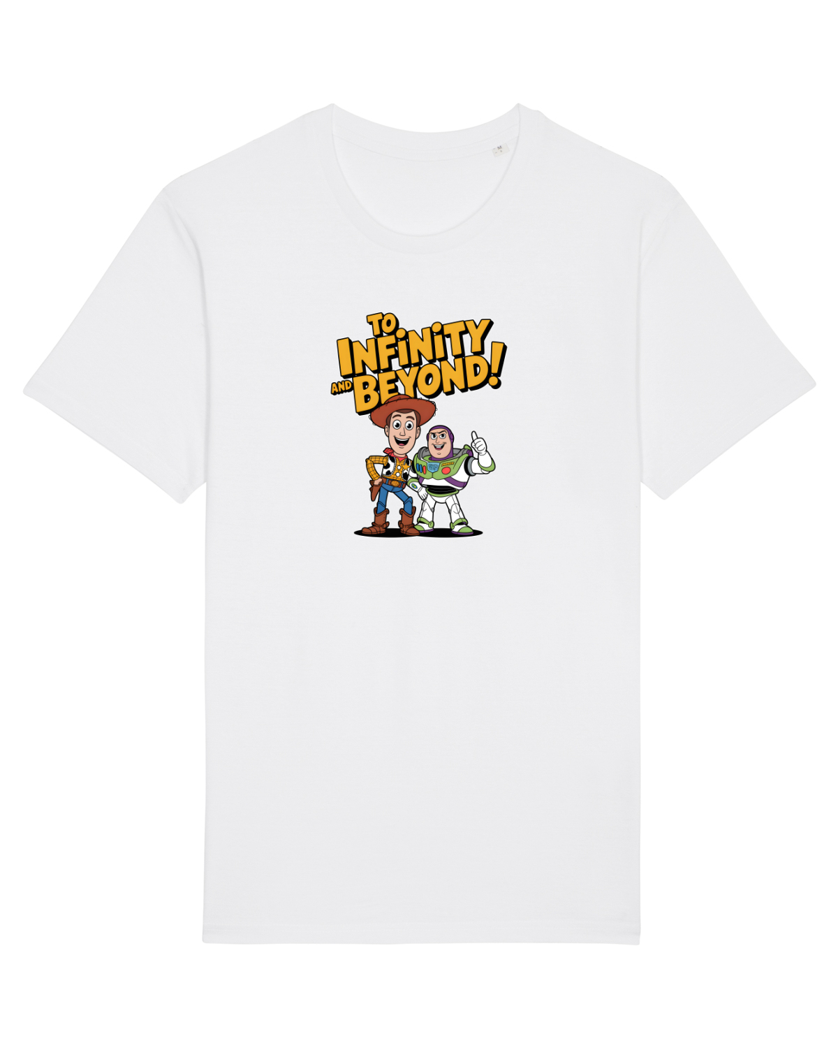Tricou mânecă scurtă Unisex Rocker White