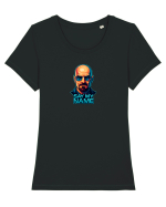SAY MY NAME Tricou mânecă scurtă guler larg fitted Damă Expresser