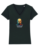 COOKING UP SUCCESS Tricou mânecă scurtă guler V Damă Evoker