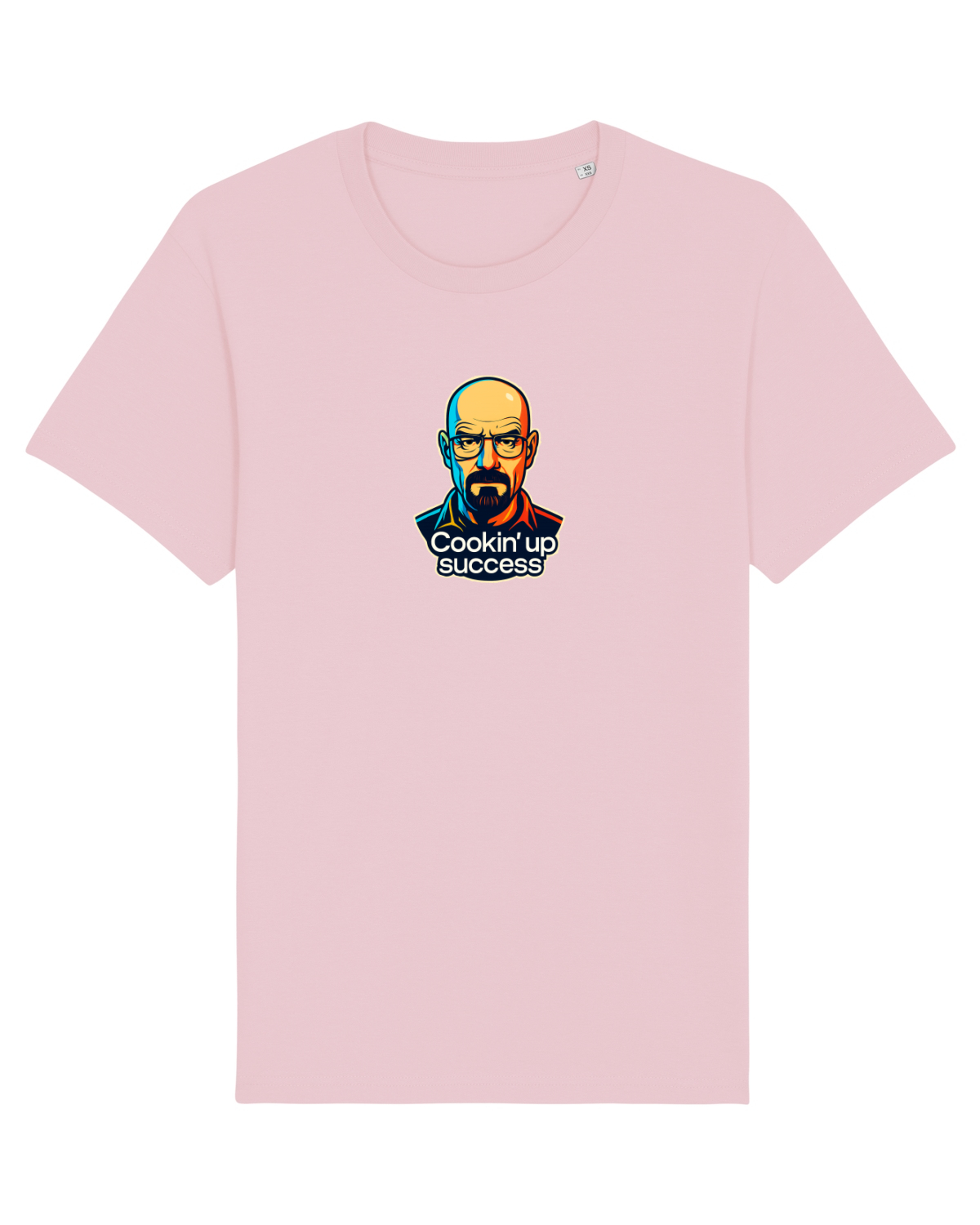 Tricou mânecă scurtă Unisex Rocker Cotton Pink