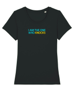 I AM THE ONE WHO KNOCKS 1 Tricou mânecă scurtă guler larg fitted Damă Expresser