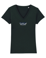 COOKING UP SUCCESS 1 Tricou mânecă scurtă guler V Damă Evoker