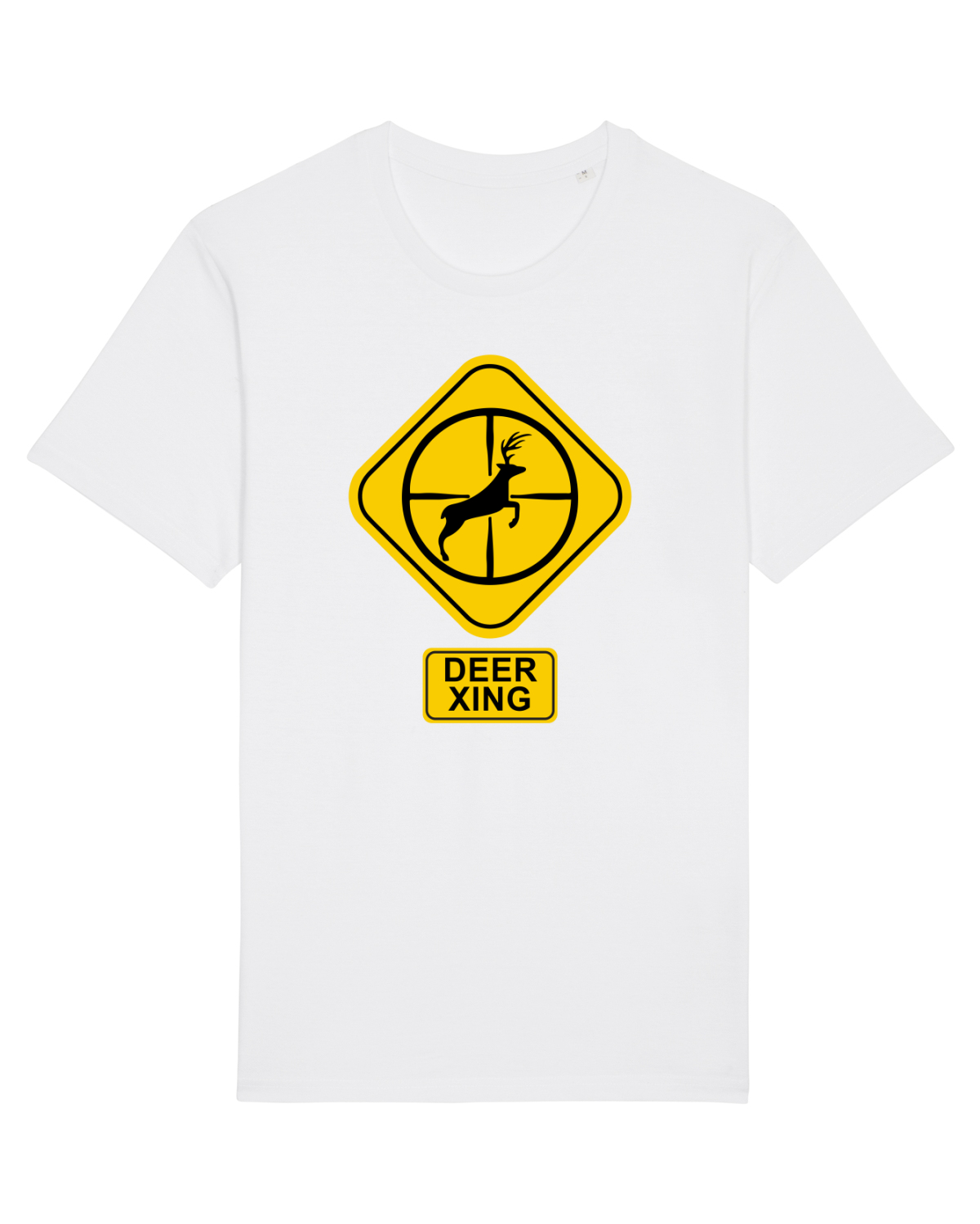 Tricou mânecă scurtă Unisex Rocker White