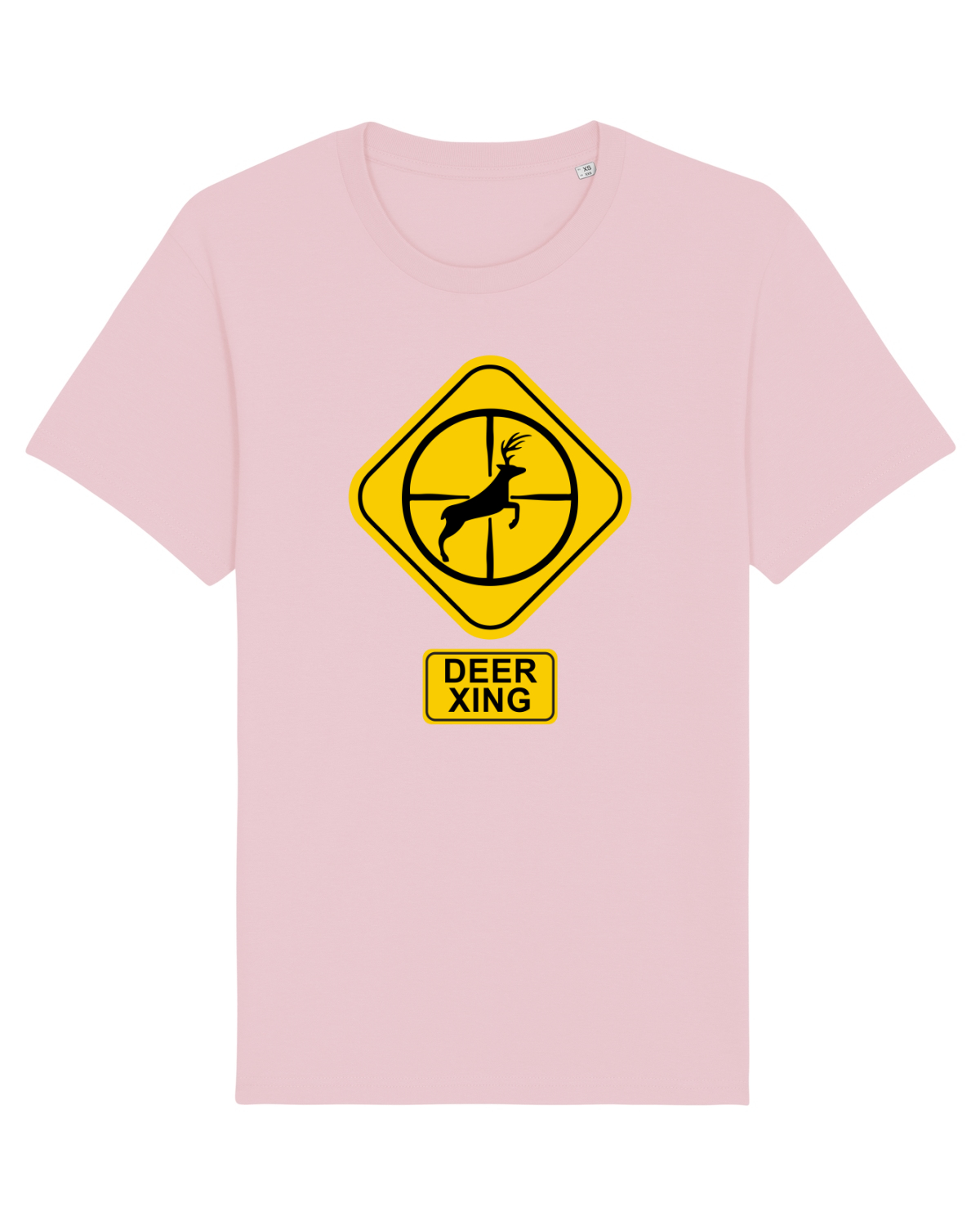 Tricou mânecă scurtă Unisex Rocker Cotton Pink