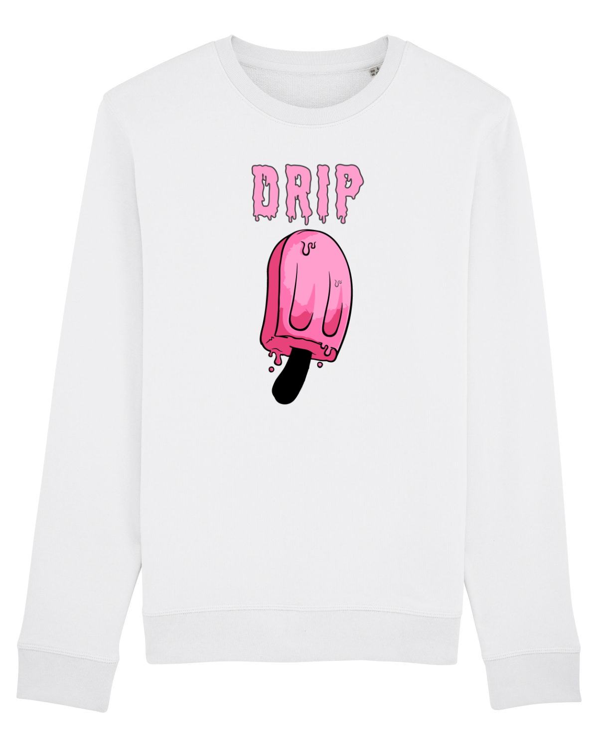 Bluză mânecă lungă Unisex Rise White