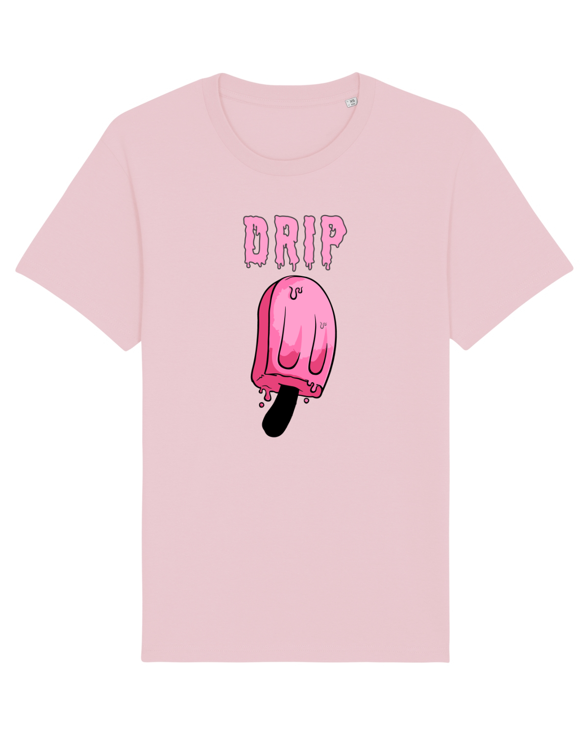 Tricou mânecă scurtă Unisex Rocker Cotton Pink