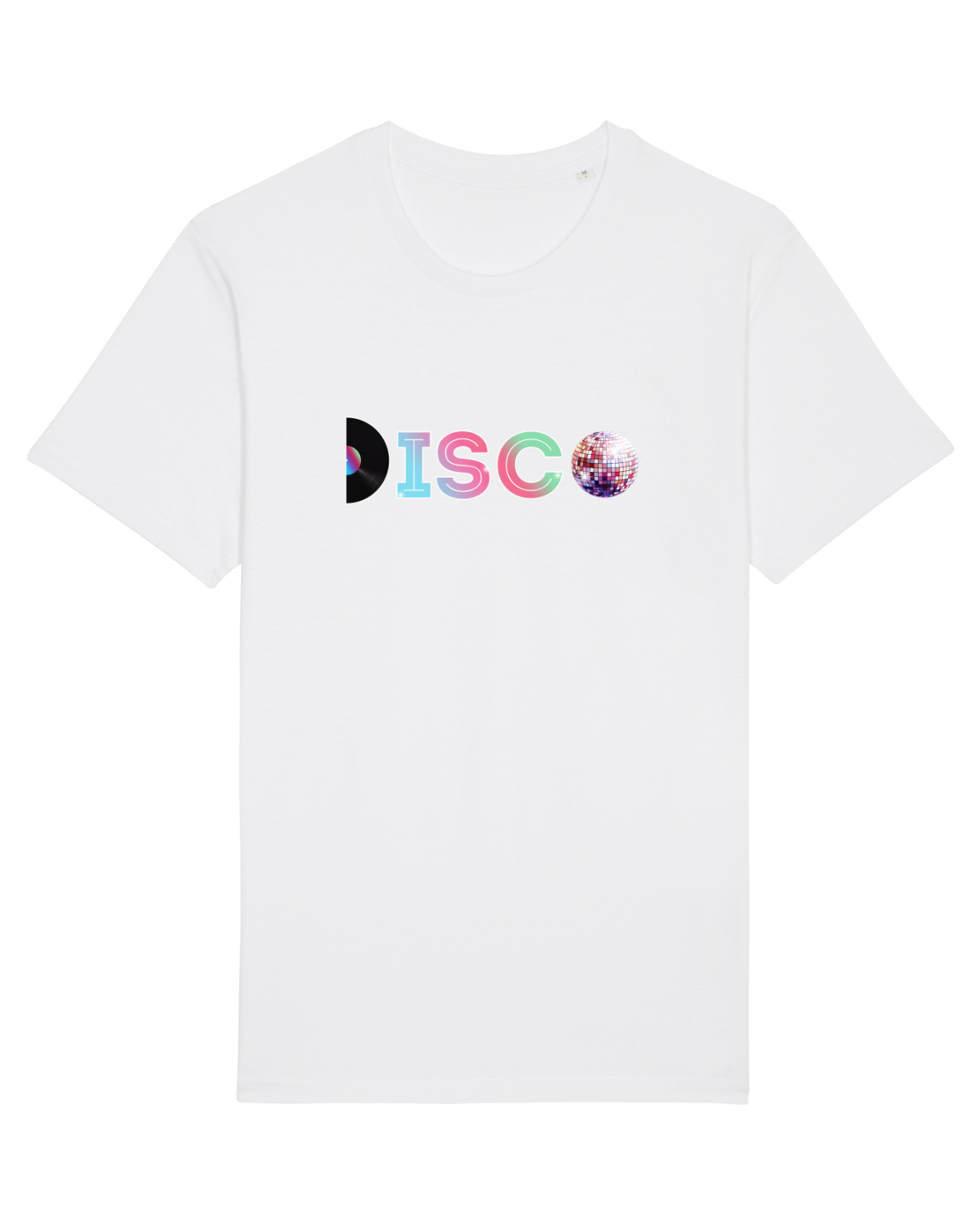 Tricou mânecă scurtă Unisex Rocker White