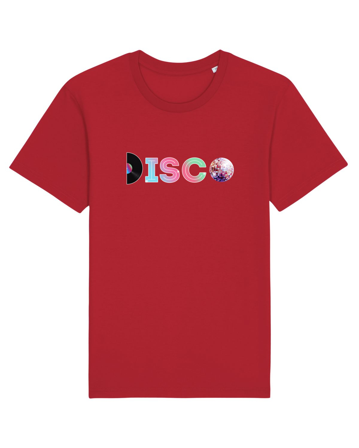 Tricou mânecă scurtă Unisex Rocker Red