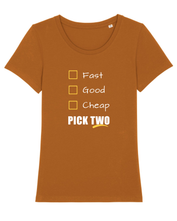 FAST GOOD CHEAP Pick Two Roasted Orange