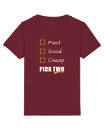 FAST GOOD CHEAP Pick Two Tricou mânecă scurtă  Copii Mini Creator