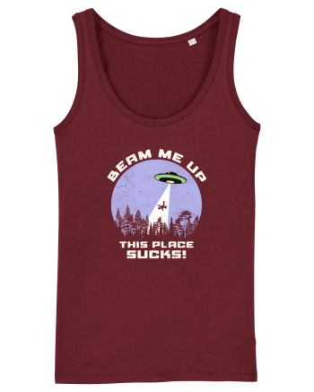 Beam Me Up  Burgundy