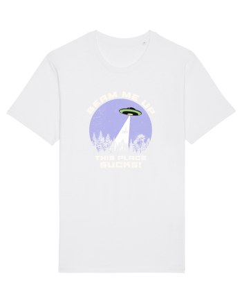 Beam Me Up  White