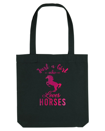 Love Horses Black