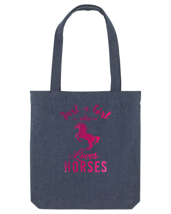 Love Horses Midnight Blue
