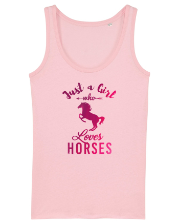 Love Horses Cotton Pink