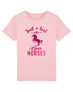 Love Horses Tricou mânecă scurtă  Copii Mini Creator