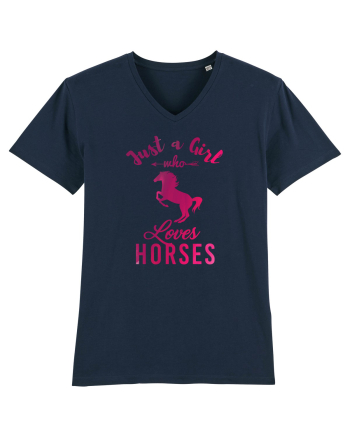 Love Horses French Navy