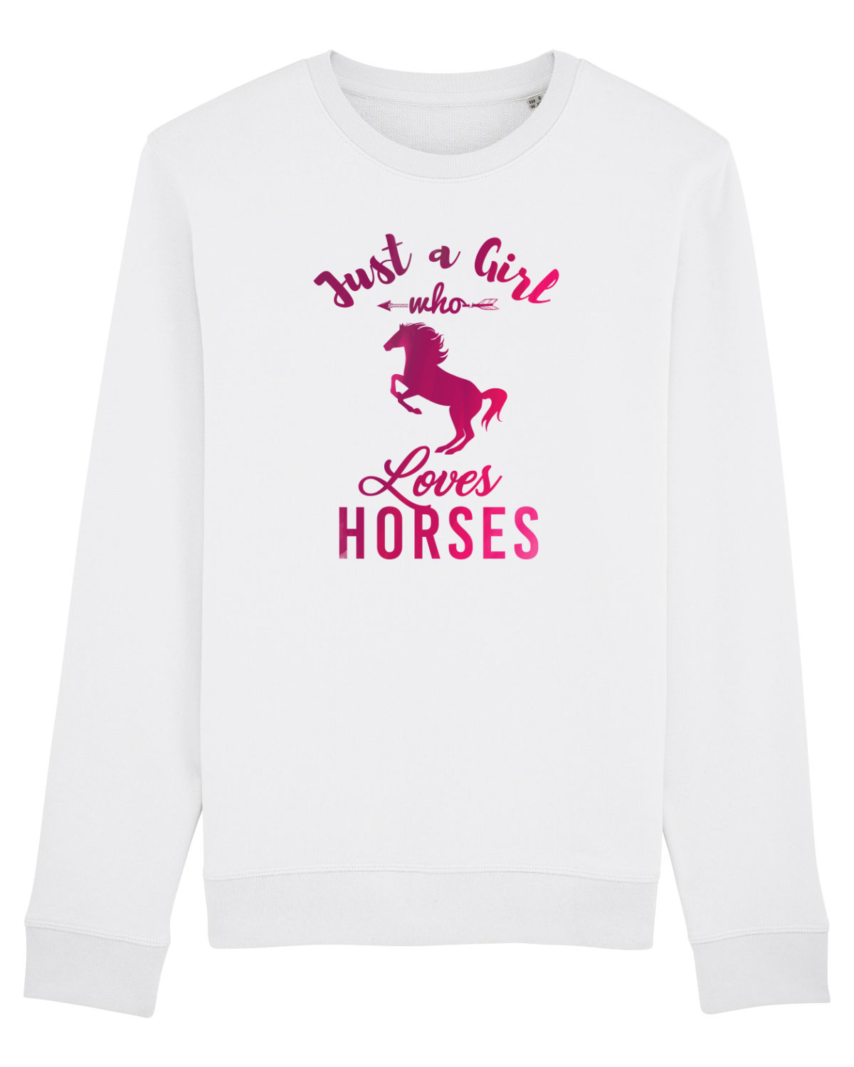 Bluză mânecă lungă Unisex Rise White