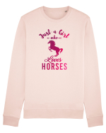Love Horses Bluză mânecă lungă Unisex Rise