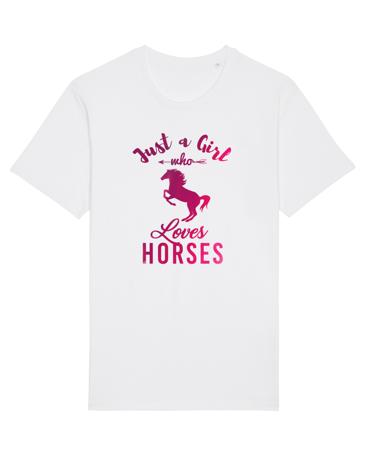 Tricou mânecă scurtă Unisex Rocker White
