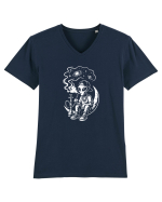 VIBE COSMIC - Extraterestru urban pe lună Tricou mânecă scurtă guler V Bărbat Presenter