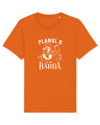 Planul B e cu BARDA - Școala veche Bright Orange