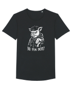Nu pun botu - Atitudine urbană Tricou mânecă scurtă guler larg Bărbat Skater