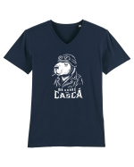 Mă doare în cască Tricou mânecă scurtă guler V Bărbat Presenter